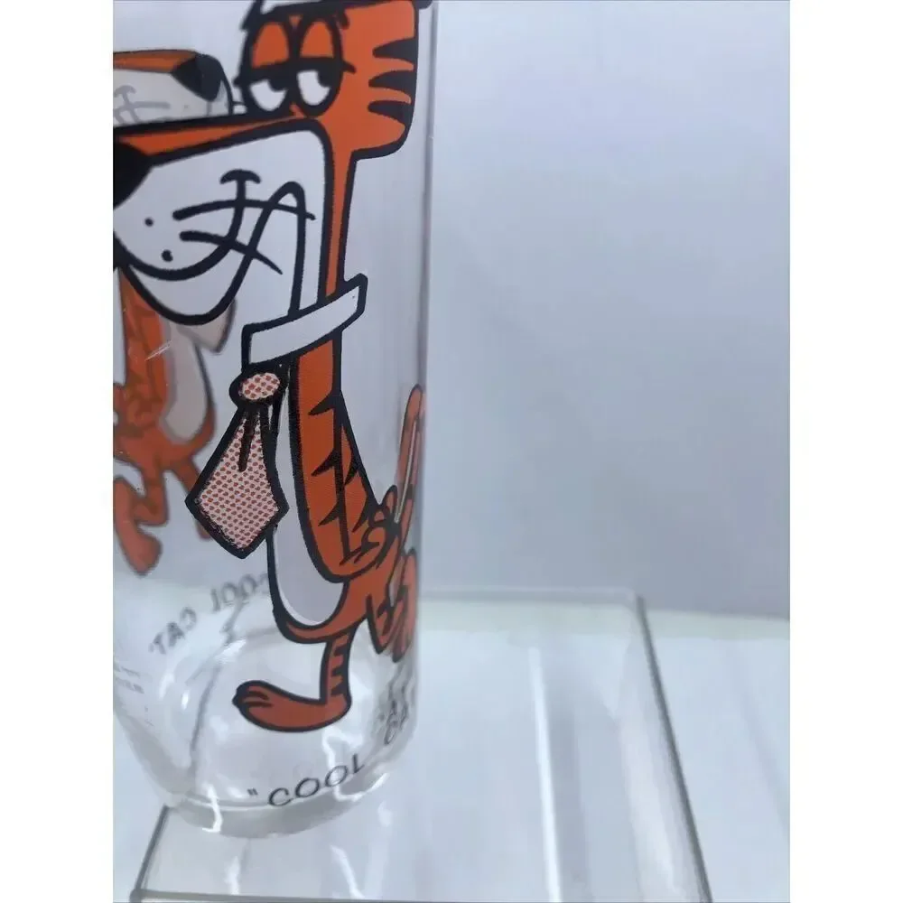 1973 Pepsi Collector Series Cool Cat Glass Warner Bros Looney Tunes Vintage.Read